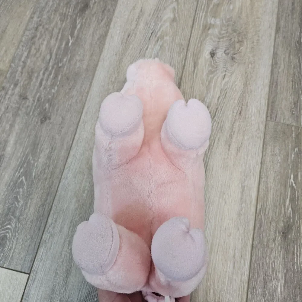 Squeezems Vintage 1987 Percy Pig Plush Toy 14in Pink Oinking Squuzem's